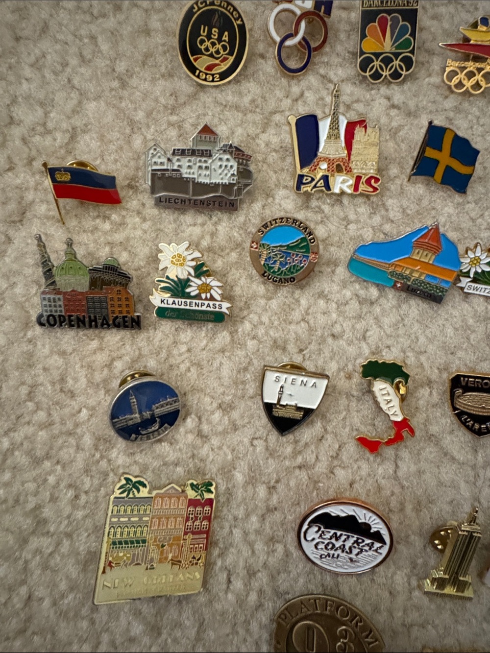Assorted Travel & Destination Enamel Pin Collection - Multicolor - Picture 3 of 5